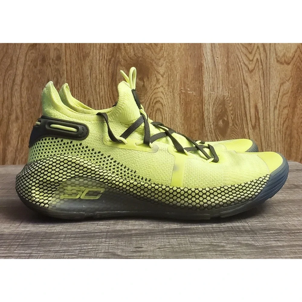 Under Armour Curry‎ 6 Athletic Shoes Youth Size 6.5Y Yellow